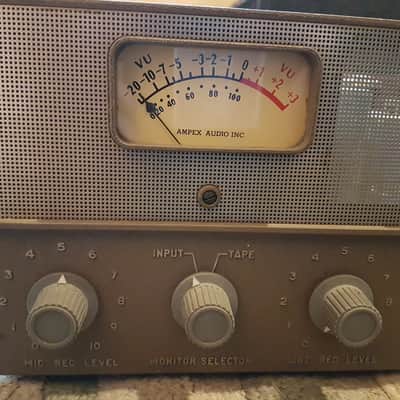 Ampex 601 mono tube microphone preamp, modded, functional 1950s/1960s image 4
