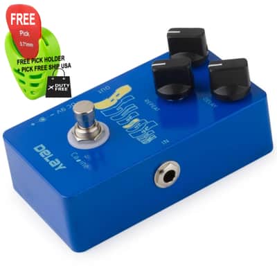 Caline CP-19 Blue Ocean Analog Delay Pedal True Bypass, FREE PICK + HOLDER+ FREE SHIP USA image 1