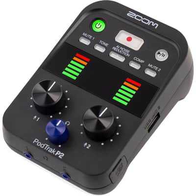 Zoom PodTrak P2  Dual USB Mic Recorder image 2