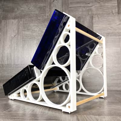 DUAL Stand for KORG Volca FM / Sample / Keys / Modular / Bass / Beats - WHITE - by KZcraftworks USA image 3