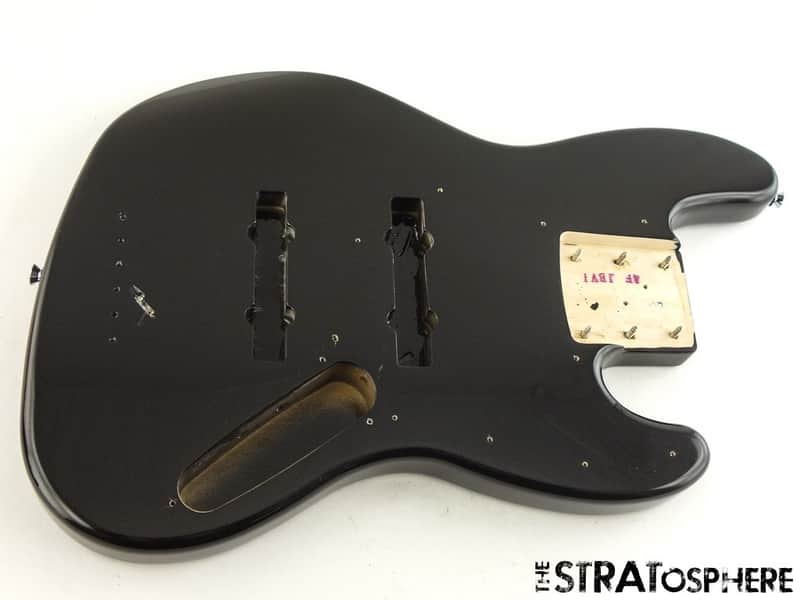 Fender Squier Affinity Jazz BASS VI Six String BODY Parts Black image 1
