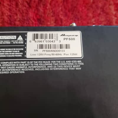 Ampeg PF-500 Portaflex 500-Watt Bass Amp Head 2011 - Present - Black image 6