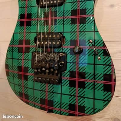 Yamaha RGZ 820 R Blues Saraceno 1993 - Watermelon Plaid Tartan finish image 4