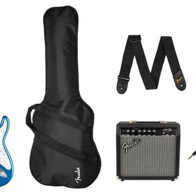 Fender Squier Affinity Series Stratocaster HSS Lake Placid Blue Electric Guitar Pack image 1