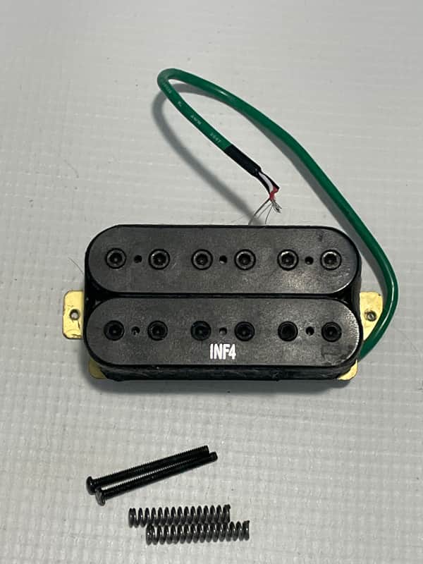 2010's Ibanez RG350DXZ RG Series INF4 Black Bridge Humbucker Guitar Pickup 15.72k image 1