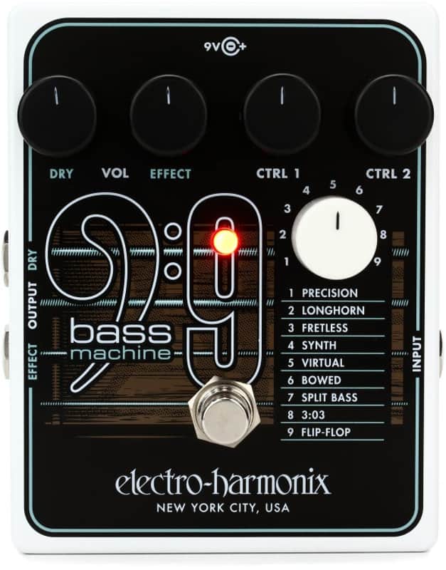 Electro-Harmonix Bass9 Bass Machine Pedal (Bass9d1) image 1