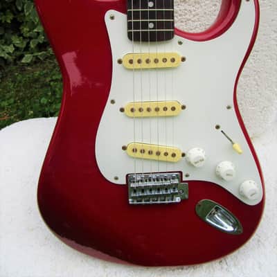 Fresher Straighter Guitar, 1980's, Japan, Dakota Red Finish, | Reverb