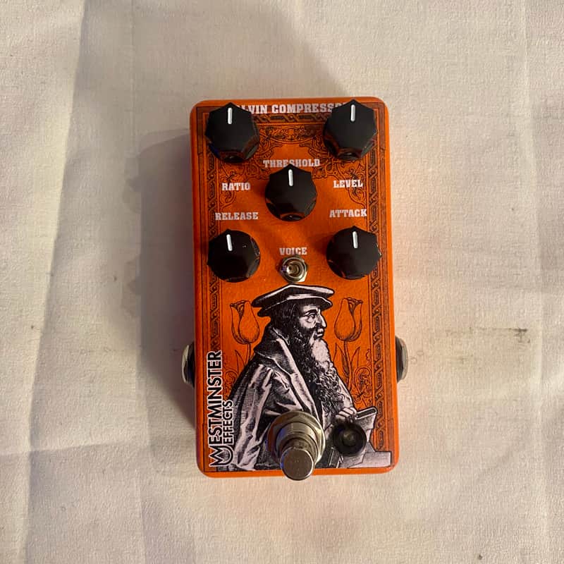 Westminster Effects Calvin Compressor - Vibrant, Gloss-Coated orange finish image 1