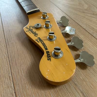 MIJ JV 1982 Fender Squier Precision Bass Neck - LOADED image 19