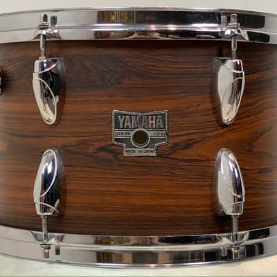 Yamaha 20/12/14/5.5x14". 1970s Vintage Drum Set - Walnut veneer. Birch shells. Ultra rare. image 14