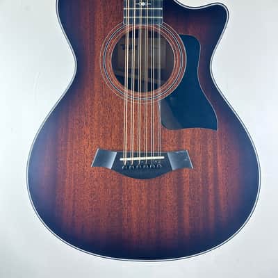 Taylor 362ce with V-Class Bracing 2021 Shaded Edgeburst Electro Acoustic with case image 1