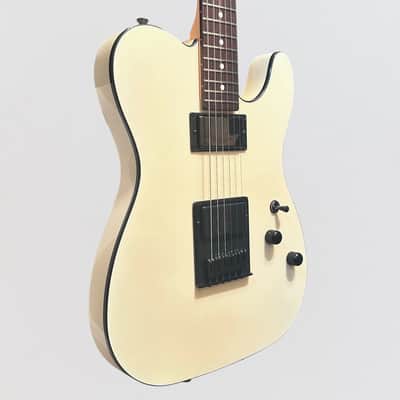 Schecter USA Custom Shop PT HH Electric Guitar - Vintage White image 2