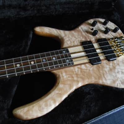 2019 Ken Smith BSR4GN 4 String Fretted Bass Quilted Maple Top and Back Brand New Authorized Dealer ! image 6