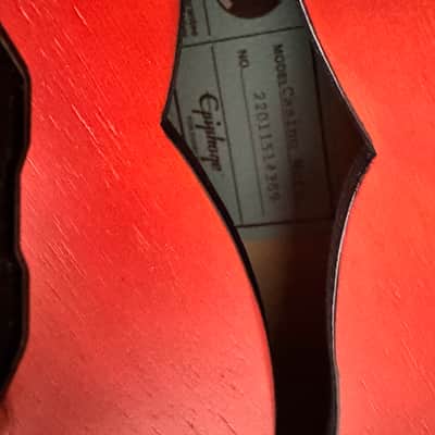 Epiphone Casino Worn 2020 - Sunrise Orange image 14