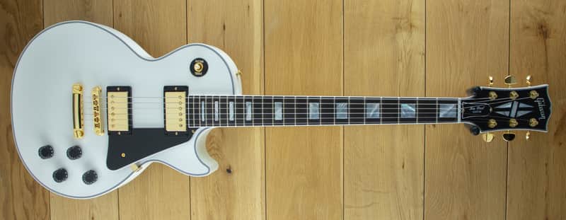 Gibson Les Paul Custom w/ Ebony Fingerboard Gloss Alpine White...