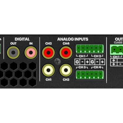 Ashly FX60.2 1/2-Rack Compact 2-Channel Power Amplifier with DSP image 2
