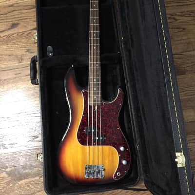 Vintage MIJ Pan Precision Bass early 70's Sunburst Univox image 3