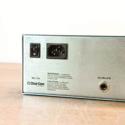 Clear-Com MS-704 2RU Four-Channel Main Station CG012TP image 10