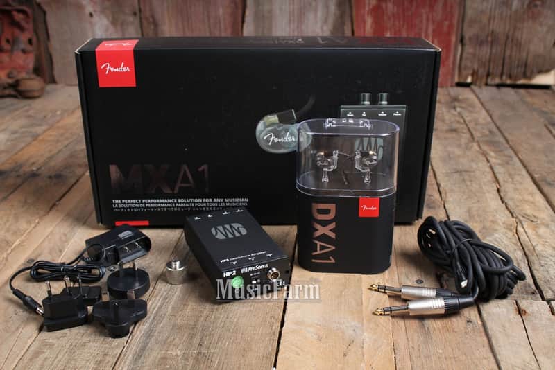 Fender MXA1 DXA1/HP2 In-Ear Monitoring Headphones Bundle with PreSonus HP2 Amplifier image 1