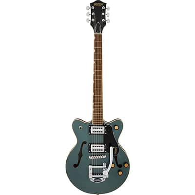Gretsch G2655T Streamliner Center Block Jr. Double-Cut Guitar with Bigsby, Laurel Fingerboard, Gunmetal TGF33 image 4