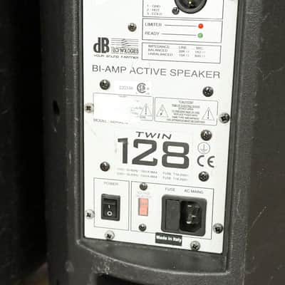 dBTechnologies Twin 128 Active 2-Way Stage Monitor (PAIR) CG0144R image 7