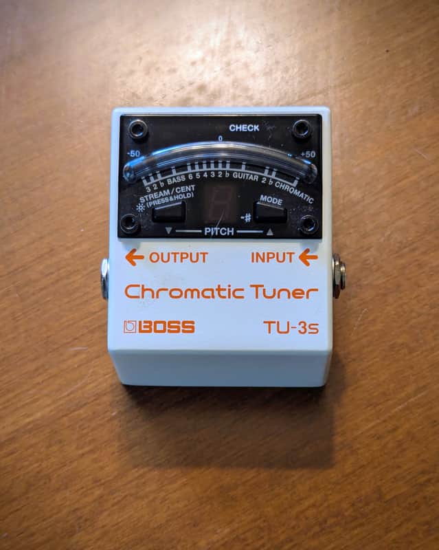 Boss TU-3S Chromatic Tuner 2016 - Present - White image 1