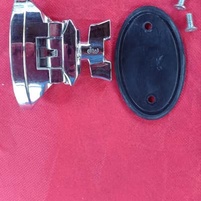 DW DWSMTB12CR 12.7mm Hinged Tom Mount Bracket 2010s - Chrome image 4