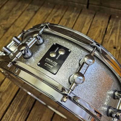 Snare Drum Sonor Prolite 14" x 5" Maple Shell, Silver Sparkle USED! image 6