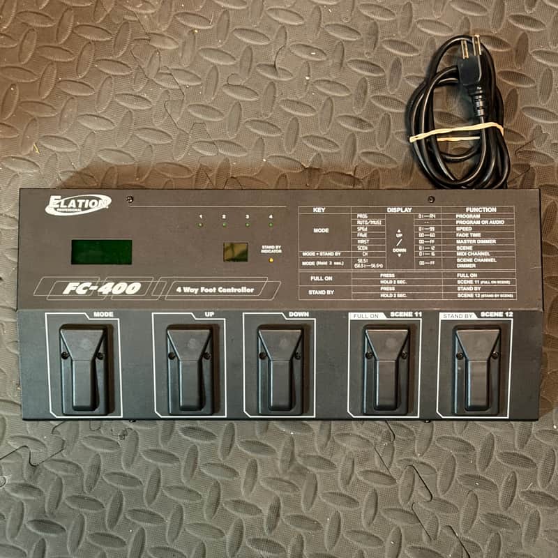 Elation Professional FC-400 DMX Foot Controller Lighting Foot Pedal image 1