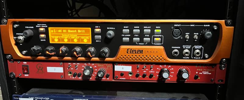 Avid Eleven Rack Guitar Multi-Effects Processor and Pro Tools Interface 2010 - 2017 - Orange image 1