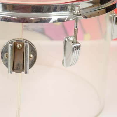 Vintage 70s Ludwig 12' Vistalite Concert Tom - Clear (as-is) image 5