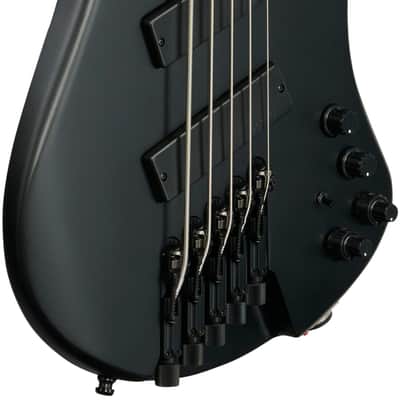 Ibanez EHB1005MS Bass Guitar (with Gig Bag), Flat Black image 4