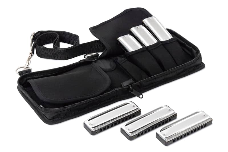 Suzuki MR-250-SN Bluesmaster Harmonica. Set of 6 image 1