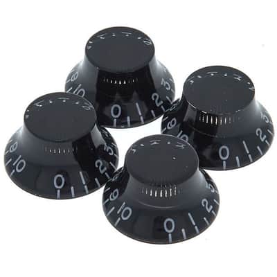 Gibson #PRHK-010 - Top Hat Knobs, Black, 4 Pack - HK010 image 2