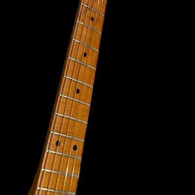 Billy Handy Junior’s Gas Station “RattleStrat” Relics - Olympic White Paisley Finish - w/ HSC - Partscaster Relic - S and T Style Set image 8