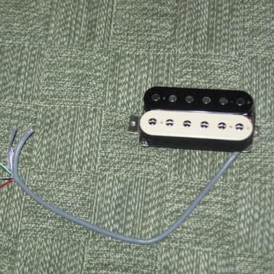 ONE new old stock very near A+ Epiphone ACPNHZCB-4 Alnico Classic Pro Bridge Humbucker, Zebra, 8.1k - Alnico V, solder connection, 4 conductor + screws & springs (from 2023) part of Epiphone's Pro Series Line of Humbuckers (which is called ProBUCKER) image 15