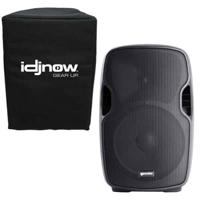 Gemini AS-2115BT 15" Active/Powered DJ PA Speakers 2 Pack +Stands +Covers +Cables image 2