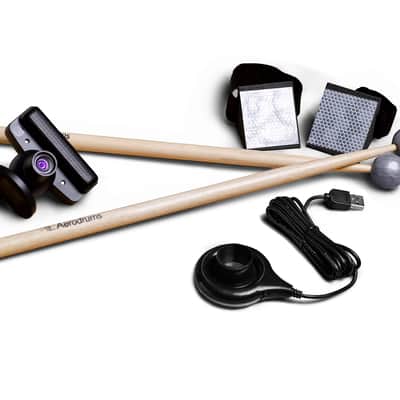 Aerodrums Virtual Drum Kit with Sticks, Pedals, Lamp, and Camera 2010s - Standard image 2