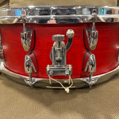 Yamaha TMS1455 Tour Custom 14x5.5" Snare Drum 2020 - Present - Candy Apple Satin image 5