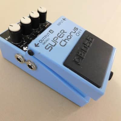 Boss CH-1 Super Chorus (Dark Gray Label) 2001 - Present - Blue image 2