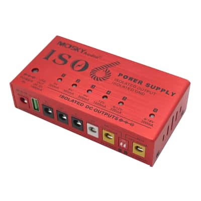 Mosky ISO-6 Guitar Effects Pedal Power Supply For 9V 12V 18V Isolated Outputs image 6