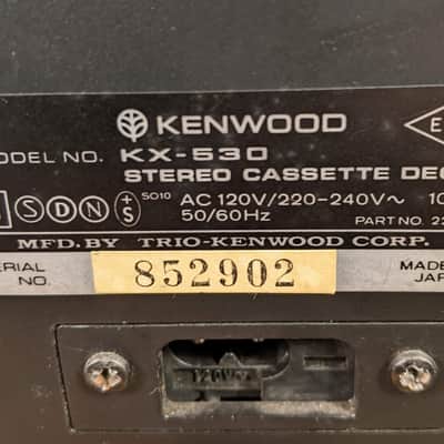 3 Pc. Kenwood Stereo System With Custom Wood Side Panels - KA-5700, KT-5500, KX-530 - See Description image 18