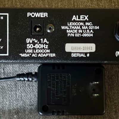 Lexicon Alex Digital Effects Processor 2000s - Black image 4
