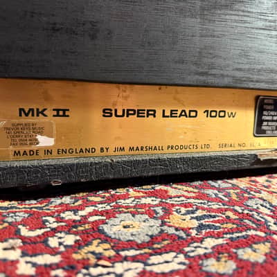 1978 Marshall JMP Super Lead 100w MkII Model 1959 - Fully Serviced - Hendrix/ACDC/Clapton Amp image 9