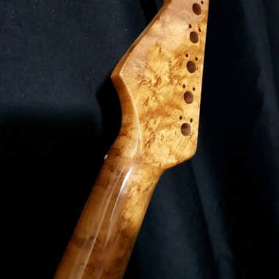 Master Grade Roasted Birdseye maple one piece Strat neck image 4