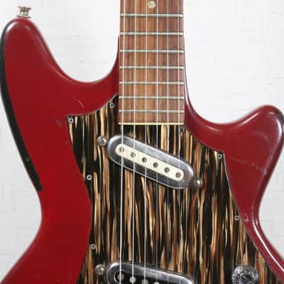 Framus Strato Super 5/155-52 Vintage Germany Electric Guitar 1967 Red - WOW! image 5