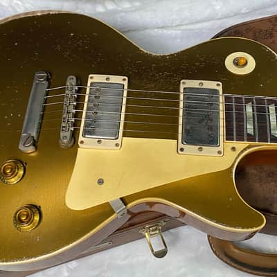 NEW! Gibson Custom Shop '57 Les Paul Gold Top Reissue Ultra Heavy Murphy Lab - Authorized Dealer - ONLY 8.5 lbs! - G06413 image 3