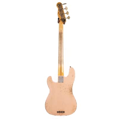 Fender Custom Shop 70th Anniversary 1951 Precision Bass Masterbuilt Andy Hicks Faded Aged Shell Pink image 4