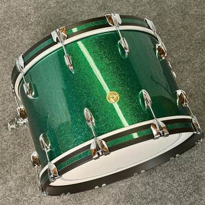Gretsch USA Custom 3pc Drum Set 22/12/16 Cadillac Green Sparkle - DCP Exclusive! image 5
