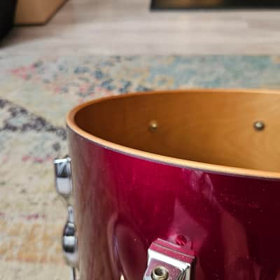Yamaha 9000 Series Recording Custom Drum Kit 22-16-13-12" in Garnet Red - Birch Shells Made In Japan 1982 image 19
